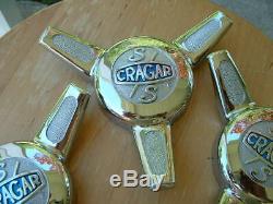 Cragar S/S Spinner Center Cap Mag Wheel Chevy Camaro Chevelle Pontiac GTO Crager