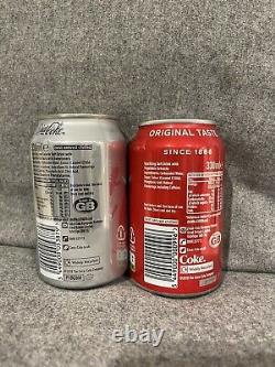 Damien Hirst Signed Rare Coca Cola Collection Regular And Diet Coke Cans
