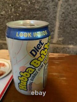 Diet Hubba Bubba Soda Can Rare Bottom Opened Empty (Make an offer)