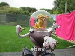 Disney Store The Lion King I CAN'T WAIT TO BE KING Snowglobe Large Tall RARE