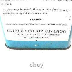 Ditzler Silicon Off Dx-515 50s 60s Vintage Very Rare Full Can Used Vintage