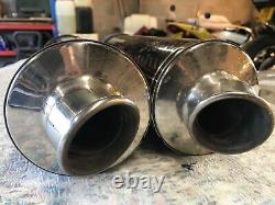 Ducati 888 851 ART Slip On Exhaust System Carbon End Can 50mm Rare