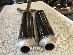 Ducati 916 996 998 748 ART Slip On Exhaust System Carbon End Can 55mm Rare