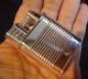 Dunhill Unique SPORTS TURBO Lighter Rare Pattern Silver Plated Cased