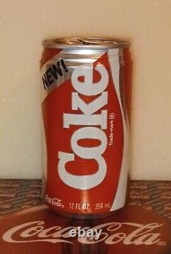 EMPTY NEW COKE collectable rare can from'85 discontinued in 2002