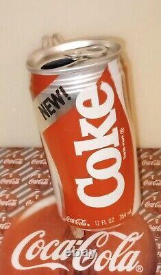 EMPTY NEW COKE collectable rare can from'85 discontinued in 2002