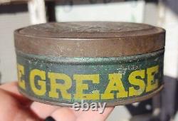 Early 1900s Standard Oil Co. PLANTATION XXX Axle Grease Advertising Tin Can Rare