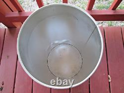 Early 70s Vintage Winston Metal Standing Ashtray / Trash Can 19x10 Rare