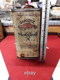 Early Mobiloil A Gallon Oil Can#automobilia#barnfind#original#advertising#rare