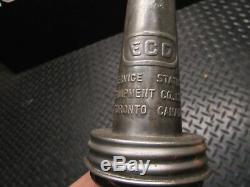 En-ar-co Glass Motor Oil Bottle Can Rare Gas Sign Enarco