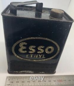 Esso Ethyl Pedal Car Petrol Can Rare