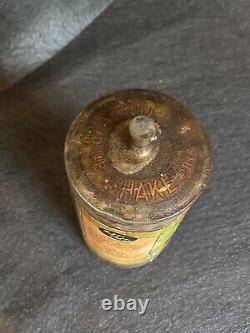 Extremely Rare Early 1900s Zip Oil Can Spring Lubricant and Rust Solvent
