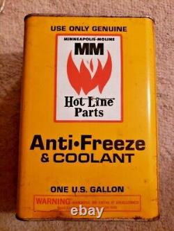 Extremly Rare! Vintage Minneapolis Moline 1 Gallon Anti-Freeze Can Empty RARE