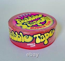 FIRST YEAR Vintage 1987 Amurol BUBBLE TAPE Gum Can 2.5 Box candy container RARE