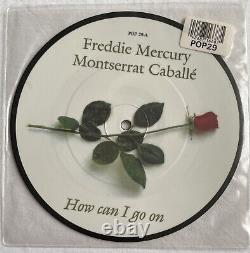 FREDDIE MERCURY/Queen -How Can I Go On- Rare UK 7 Picture Disc (Vinyl Record)