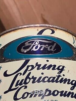 Ford Oil Can Rare Lubricating Compound Henry Rare Advertising Sign