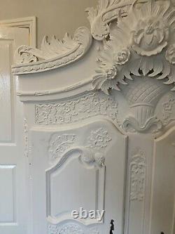 French Armoire Ornate Solid Louis Wardrobe Rare