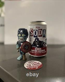 Funko Soda! Zombie Captain America AP Artist Proof International Can RARE CHASE