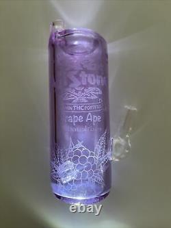 High Tech Glassworks Aristona Grape Ape Can Rig 14 MM Rare Boro Glass Rig