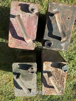Joblot Collection Of Vintage Petrol/Fuel Cans Some rare