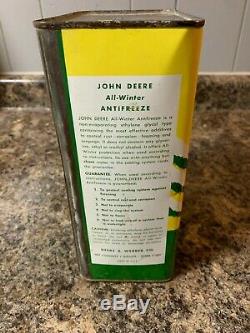 John Deere Four Legged Anti Freeze Coolant Can Rare PT550-Oil-JD-Gallon