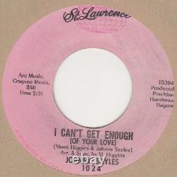 Johnny Sayles I Can't Get Enough St Lawrence 1024 Soul Northern Motown
