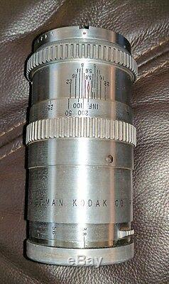 Kodak Ektar 135mm F3.8 Telephoto Lens In Original Can & Box Ektra Rare Htf Euc