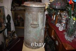 LARGE Antique Nestles Food Co. Metal Milk Dairy Can RARE Country Farm Decor