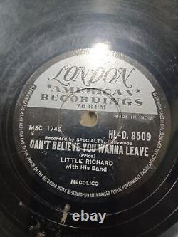 Little Richard Band keep knockin/can't believe RARE 78 RPM RECORD INDIA vg+