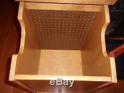 Longaberger Style Rare Potato Bin Trash Can With Drawer Purchased Homestead