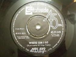MARY FORD dominique/where can I go RARE SINGLE 7 45 1964 INDIA INDIAN EX