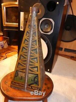 Marathon Motor Oil Company Oil Well Oil Can- Extremely Rare