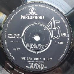 Mega RARE We Can Work it Out 1969 Sold in the UK XO with polo rings BEATLES