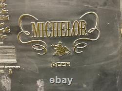 Michelob Beer Can Template Printing to Print the Logo in Stages On Can Rare
