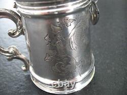 Money Box Silver Biedermeier from approx. 1850 Very Rare