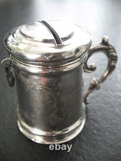 Money Box Silver Biedermeier from approx. 1850 Very Rare