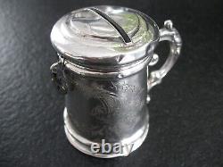 Money Box Silver Biedermeier from approx. 1850 Very Rare