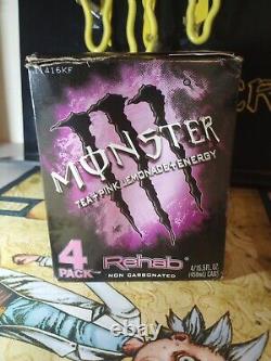 Monster Energy Rehab 4-pack Can Rare 2013 Collectors