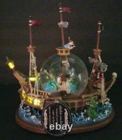 NO BOX READ Walt Disney Parks Peter Pan Globe You Can Fly! Pirate Ship RARE