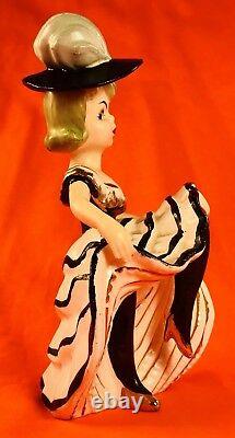 OOH LA LA! Cute French Girl Can Can Dancer Figurine TMJ Napco Norcrest So Rare