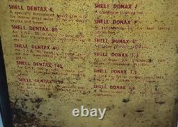 Old 1960s Original Shell Dentax 90 Gear Oil Tin Can Advertisement Item Rare # 5