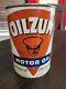 Original 1950's OILZUM Motor Oil Can RARE Metal 1 Quart Can