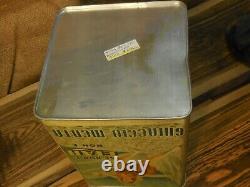 Original Mid Century Italian aluminum can tin, Candy Eiah, RARE