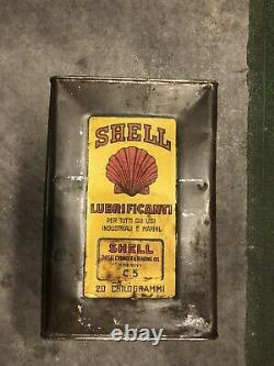 Original SHELL Motor Oil Can Drum 1920s Vintage Mint RARE 5 Gallons Big Pre-war