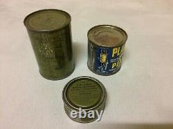 Original US 1940`s Ration Cans, unopened, rare