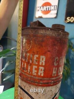 Original Vintage Esso Oil 10 Lit Can. Belgian. RARE