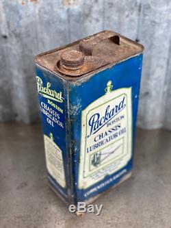 Packard Boston Chassis Motor Oil Can Gallon Automobile Radiator RARE VINTAGE