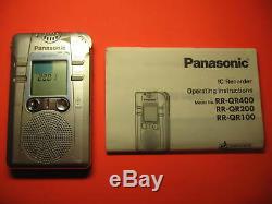 Panasonic Digital IC Recorder EVP Ghost Hunt EXTREMELY RARE Can Use With RR-DR60