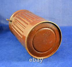 Post war made container for soup made from a German WW2 gas mask can Very Rare