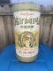 RARE! 1933 Olympia Beer Can Garbage 19x9 Can Metal Sign Gas Oil Booze